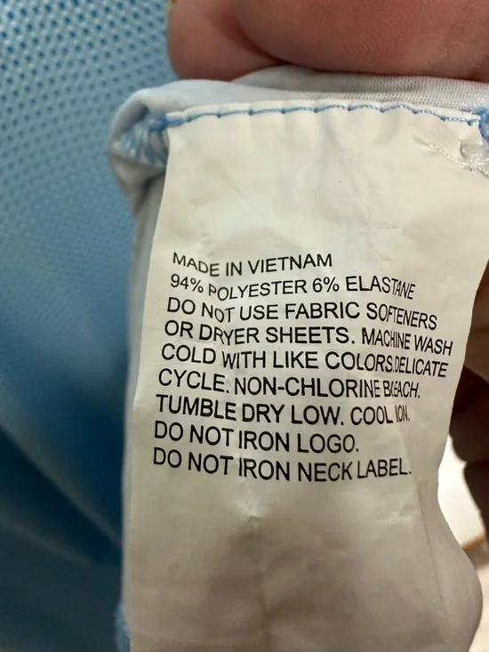 Callaway Light Blue check Opti Dri Polo Shirt Size XL - Picture 6 of 8